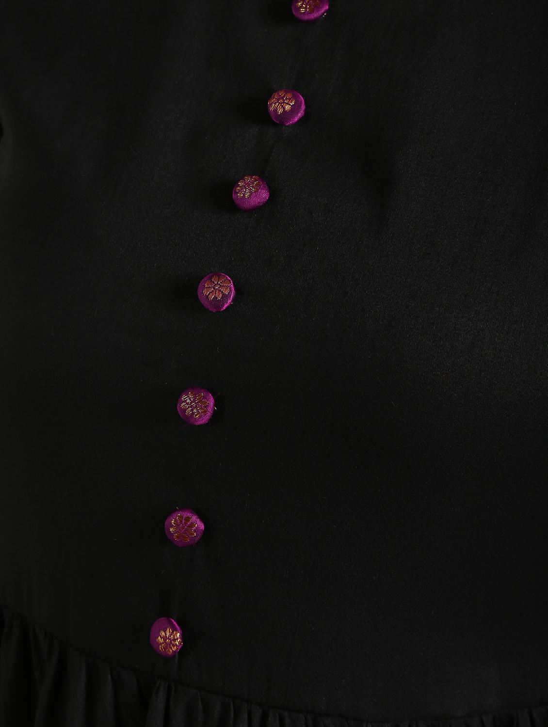 contrast hem falred kurta - 16568786 - Zoom Image - 5
