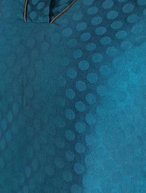 flared sleeves solid straight kurta - 16568806 - Standard Image - 5