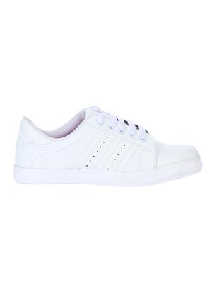 footkala white lace-up sneakers - 16569458 - Standard Image - 2