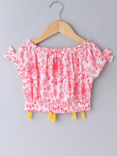pink cotton crop top - 16569578 - Standard Image - 1