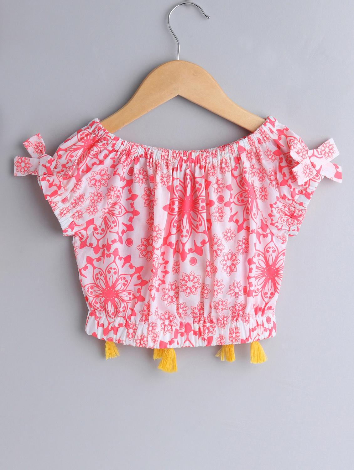 pink cotton crop top - 16569578 - Zoom Image - 2