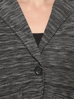 contrast patch sleeved blazer - 16569923 - Standard Image - 5