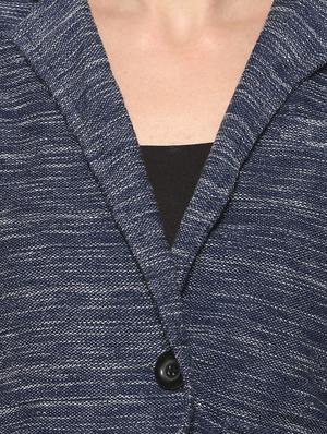 contrast patch sleeved blazer - 16569924 - Standard Image - 5