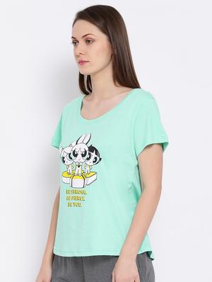 scoop neck quirky tee - 16570019 - Standard Image - 2