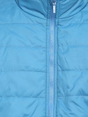 blue solid bomber jacket - 16570194 - Standard Image - 5