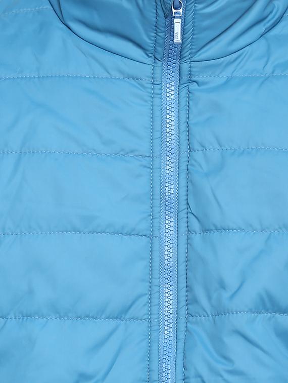 blue solid bomber jacket - 16570194 - Zoom Image - 5