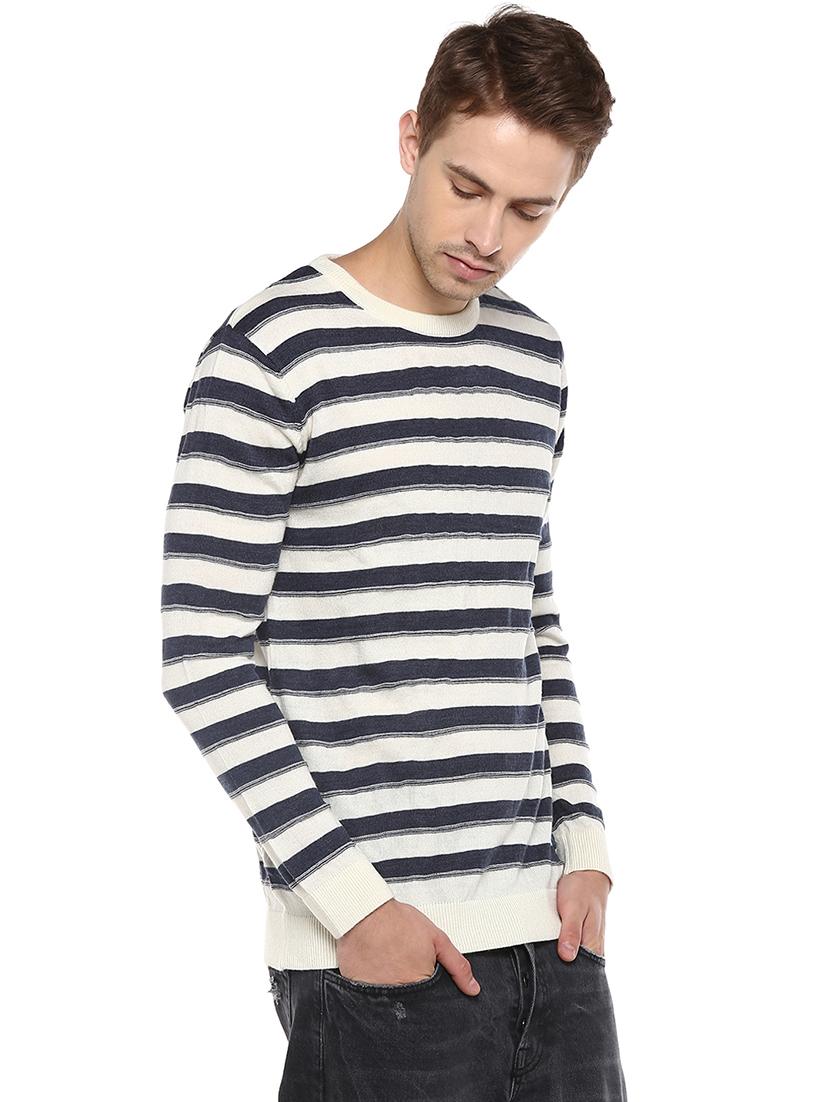 white striped pullover - 16570197 - Zoom Image - 2