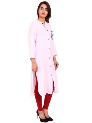 embroidered straight kurta - 16570297 - Standard Image - 2
