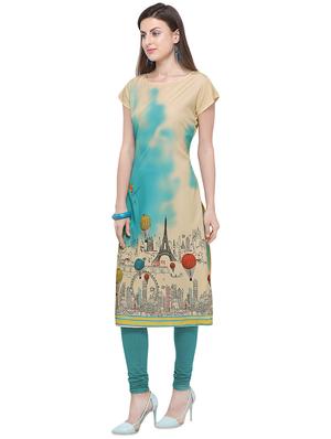 conversational straight kurta - 16570324 - Standard Image - 2