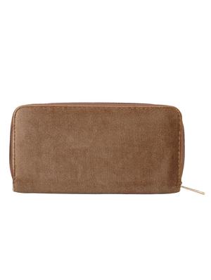 brown velvet wallet - 16570360 - Standard Image - 2