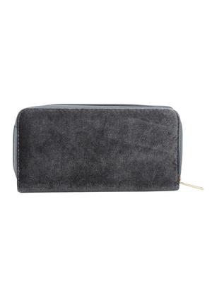 grey velvet wallet - 16570366 - Standard Image - 2