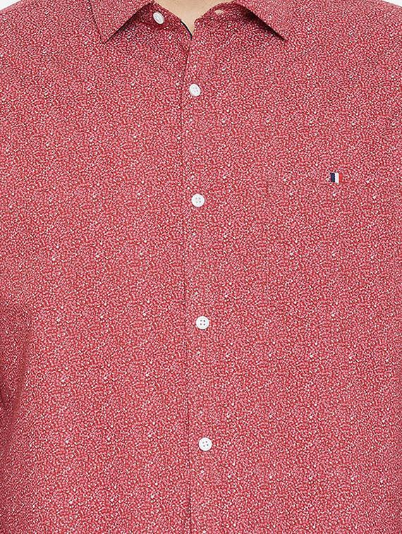 red printed casual shirt - 16570648 - Zoom Image - 5