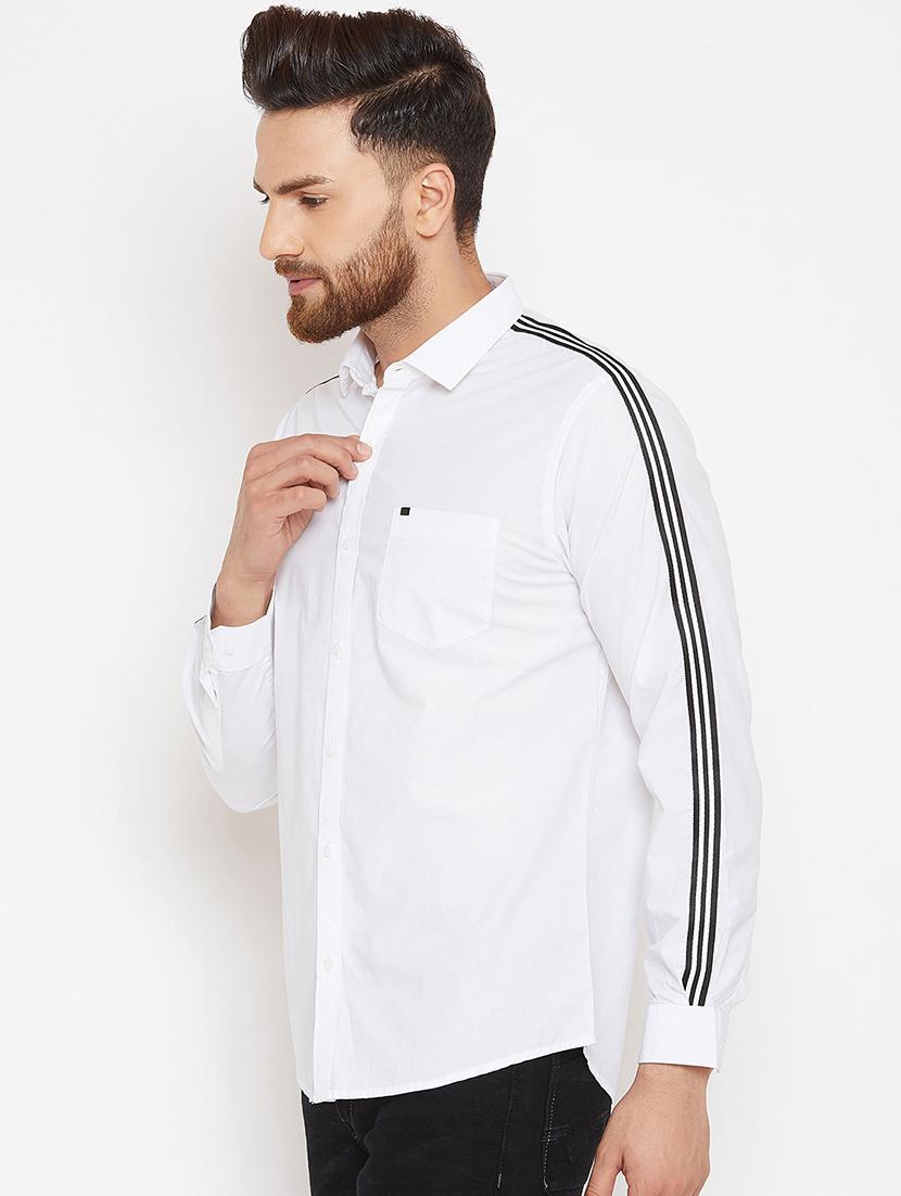 white striped casual shirt - 16570663 - Zoom Image - 2