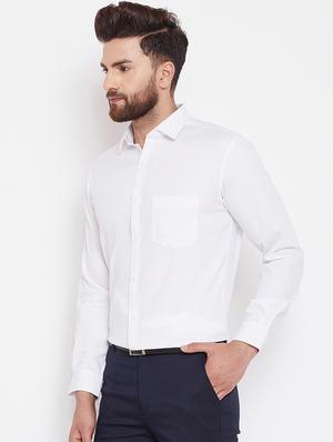 white striped formal shirt - 16570673 - Standard Image - 2