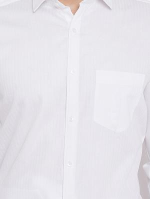 white striped formal shirt - 16570673 - Standard Image - 5
