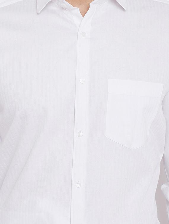 white striped formal shirt - 16570673 - Zoom Image - 5