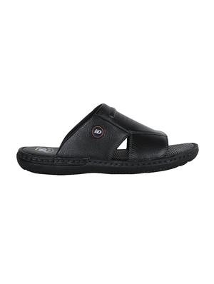 id black leatherette toe separator slippers - 16571514 - Standard Image - 2