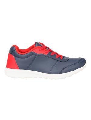 beet looks navy blue leatherette sport shoes - 16571580 - Standard Image - 2