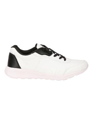 beet looks white leatherette sport shoes - 16571583 - Standard Image - 2