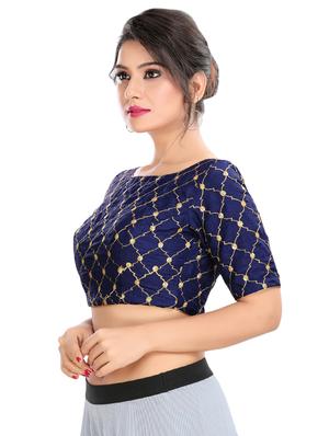 gold embroidered blouse - 16571869 - Standard Image - 2
