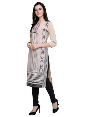 printed straight kurta - 16572523 - Standard Image - 2