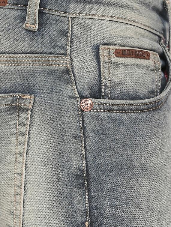 grey heavy washed distressed denim jeans - 16573007 - Zoom Image - 5