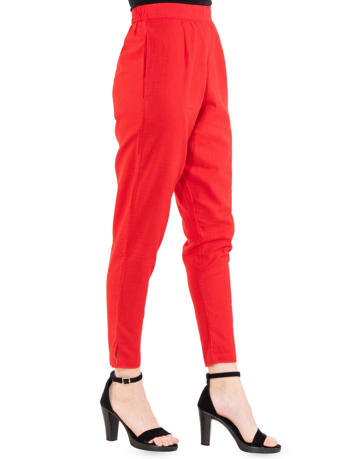 high rise solid trouser - 16573072 - Zoom Image - 2