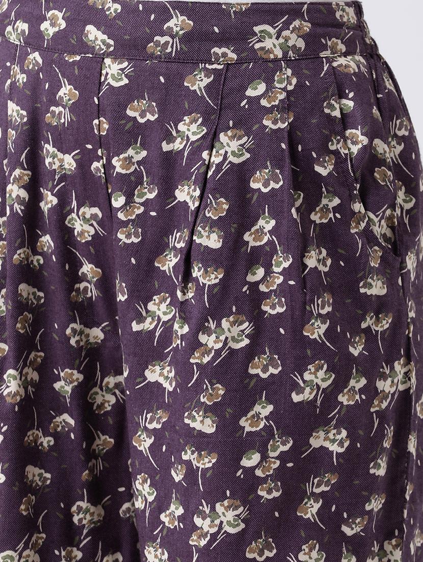 high rise floral trouser - 16573215 - Zoom Image - 5