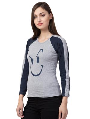 raglan sleeved graphic printed tee - 16573643 - Standard Image - 2