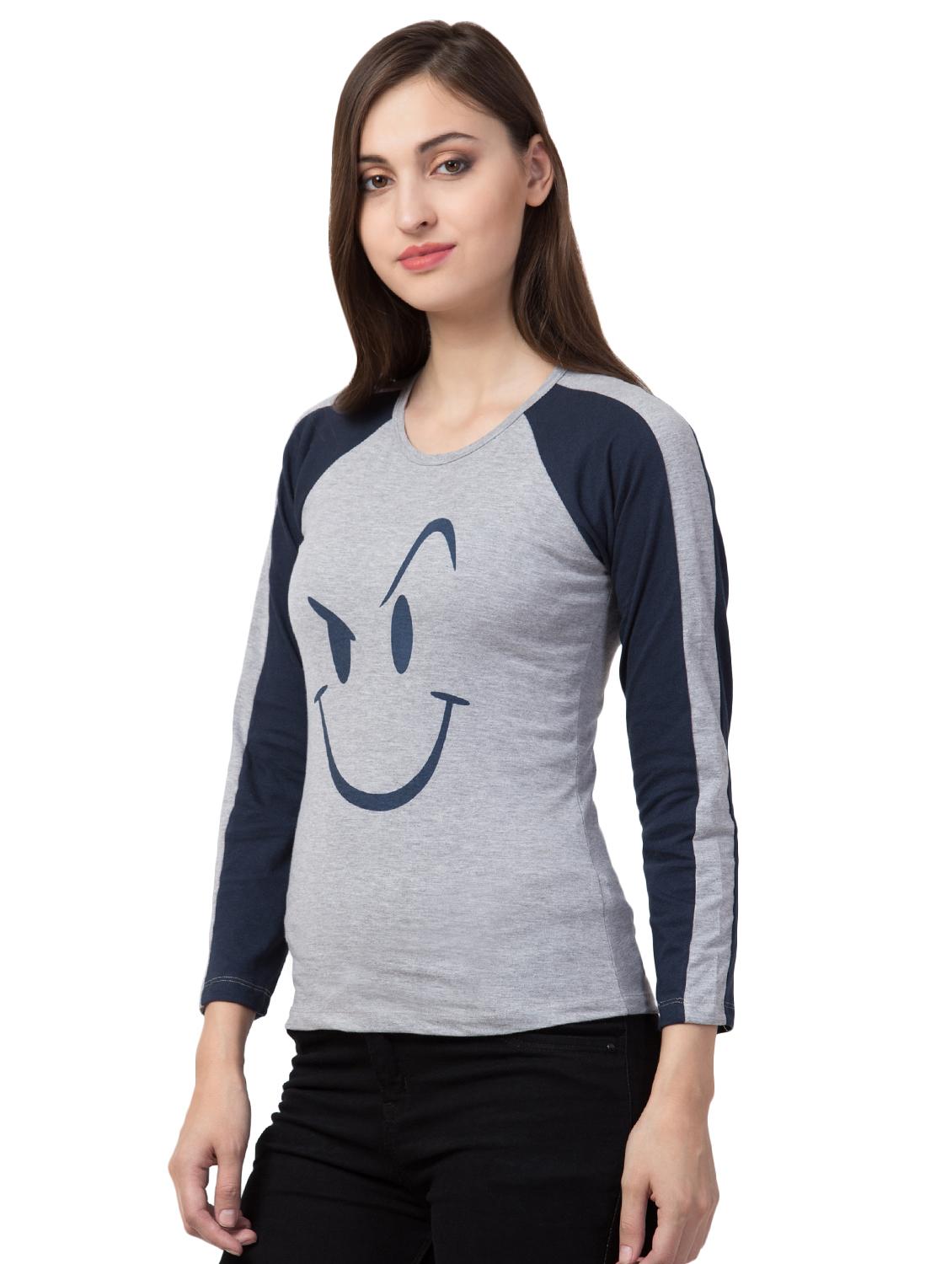 raglan sleeved graphic printed tee - 16573643 - Zoom Image - 2