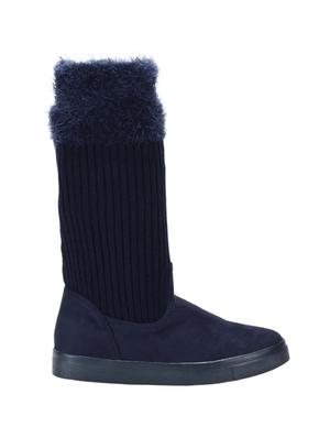 navy calf boots - 16573653 - Standard Image - 2