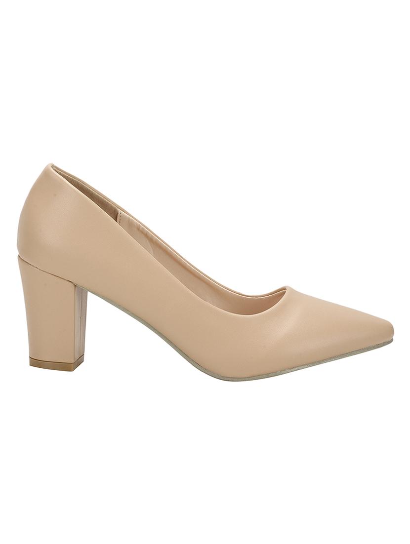 beige slip on pumps - 16573669 - Zoom Image - 2