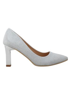 silver slip on pumps - 16573676 - Standard Image - 2