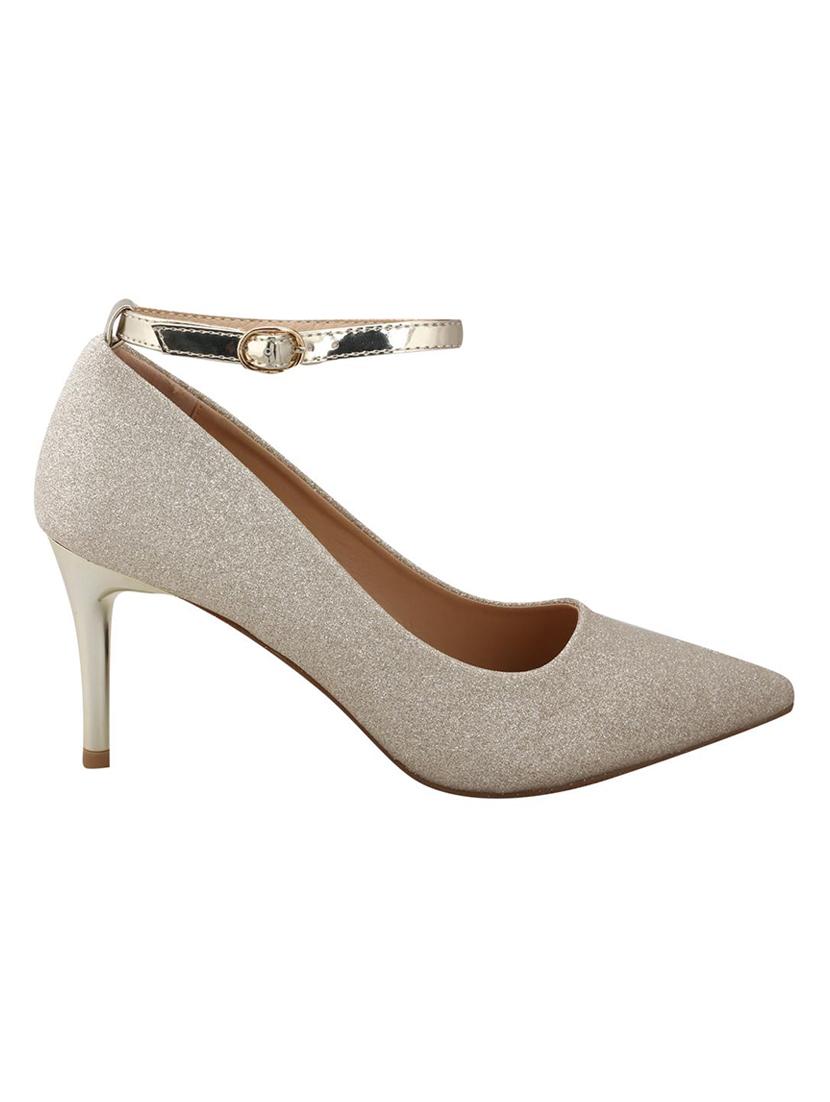 silver slip on pumps - 16573691 - Zoom Image - 2
