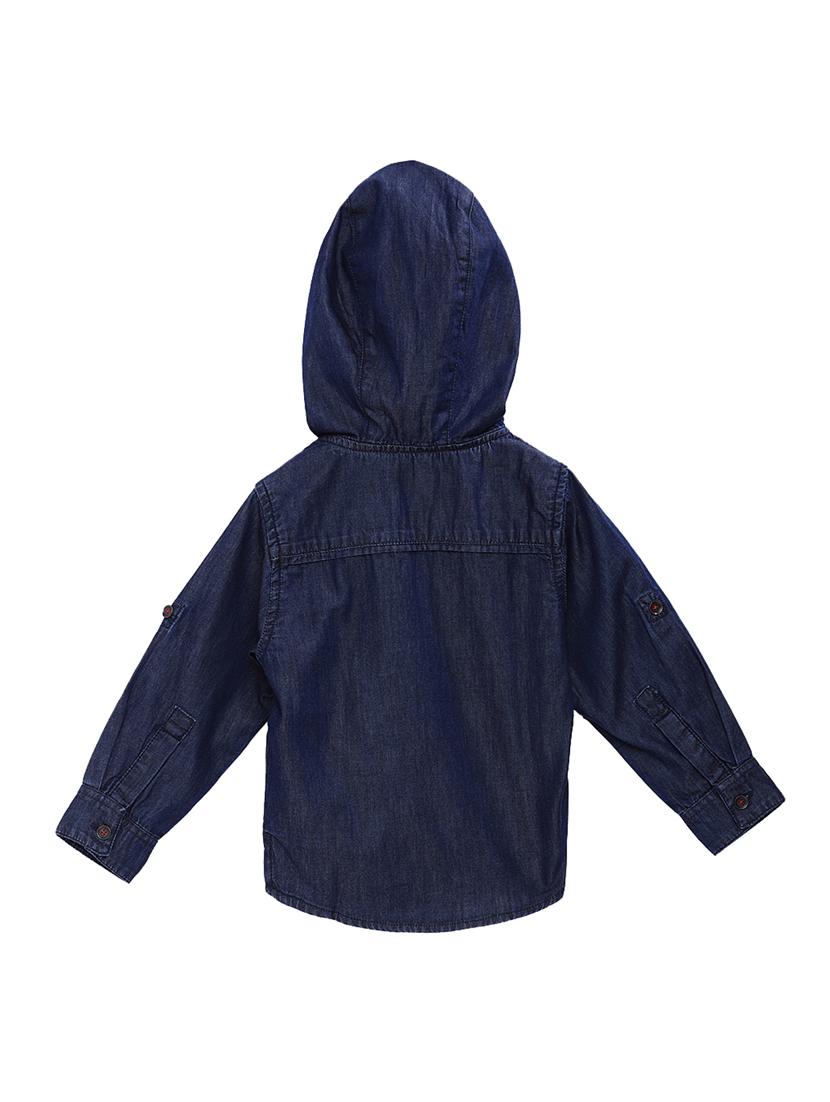 navy blue cotton shirt - 16573797 - Zoom Image - 2
