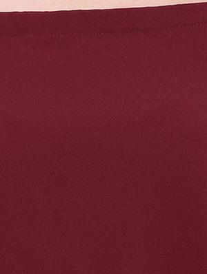 cold shoulder solid top - 16573940 - Standard Image - 5