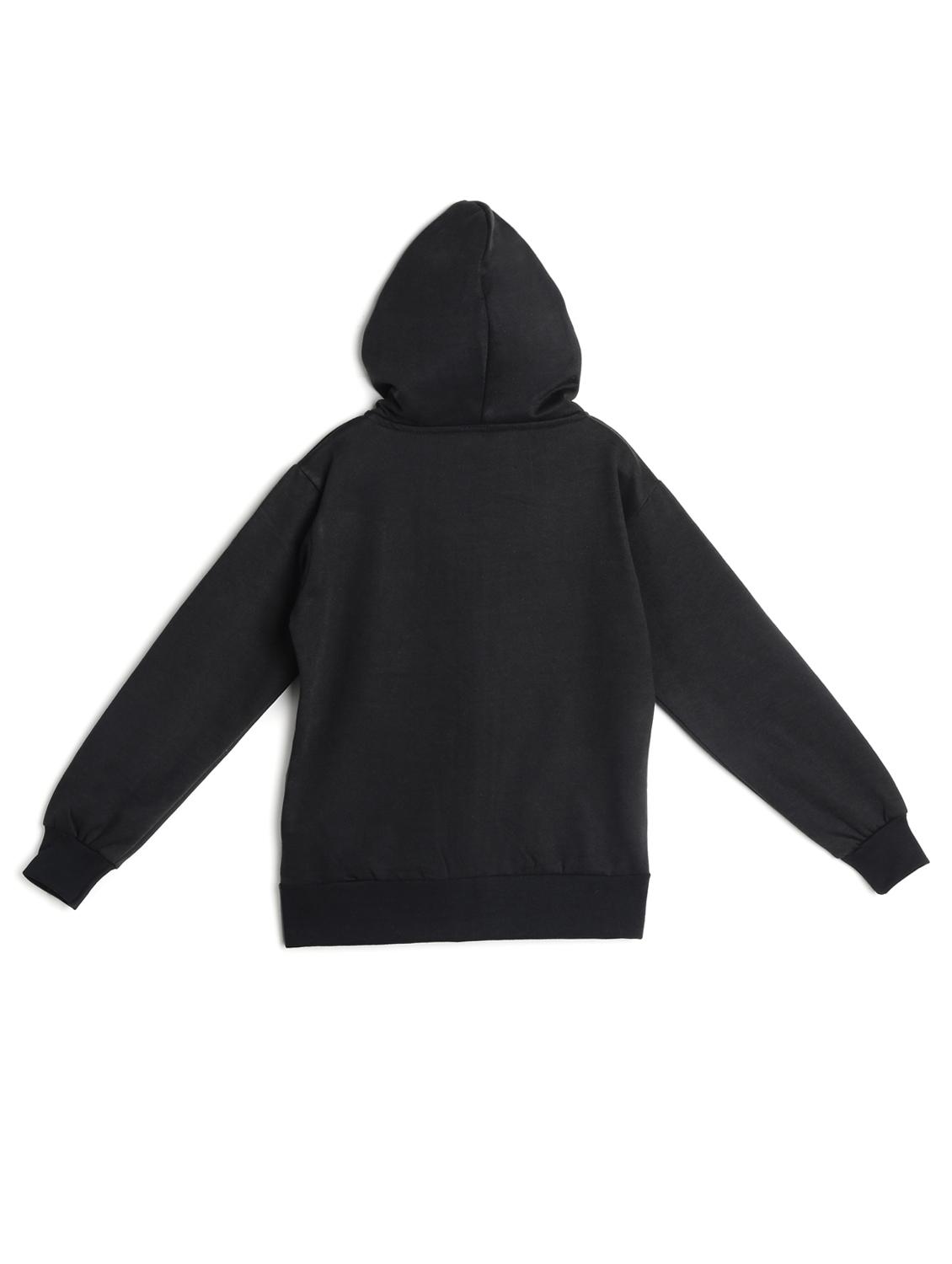 black fleece sweatshirt - 16574074 - Zoom Image - 2
