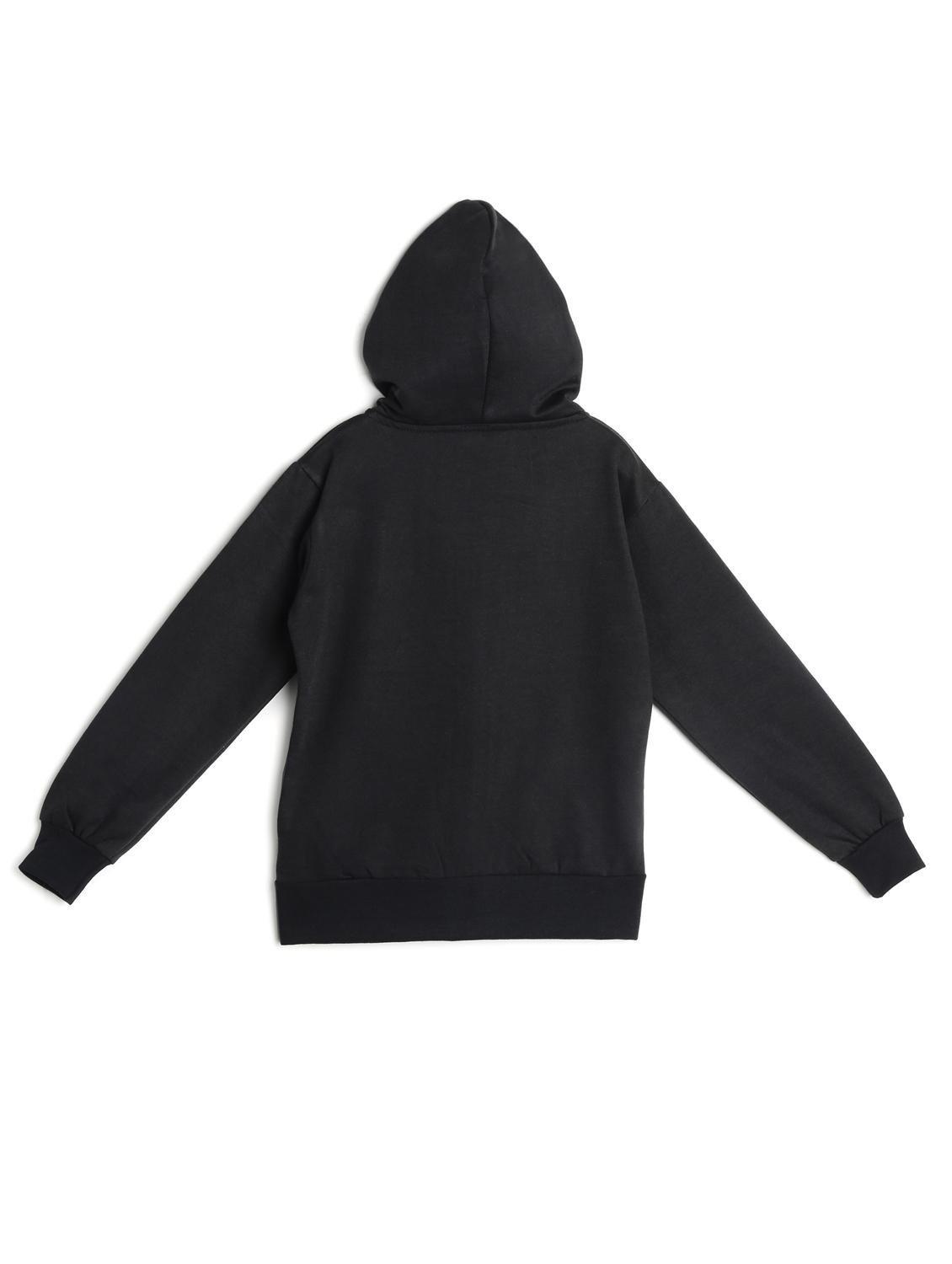 black fleece sweatshirt - 16574077 - Zoom Image - 2