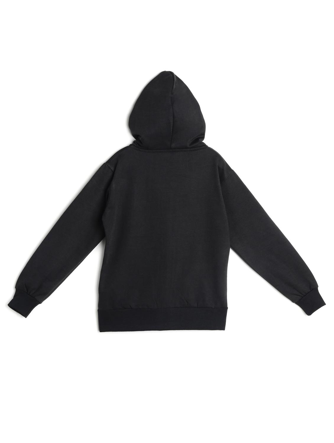 black fleece sweatshirt - 16574081 - Zoom Image - 2