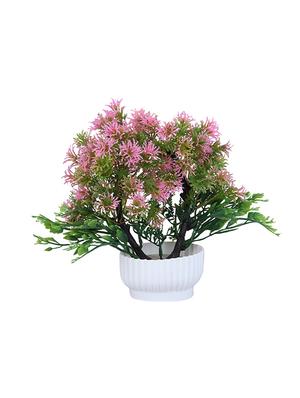 peacock-feather pink wild plant artificial bonsai - 16574453 - Standard Image - 2