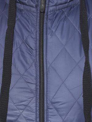 blue solid casual jacket - 16574578 - Standard Image - 5