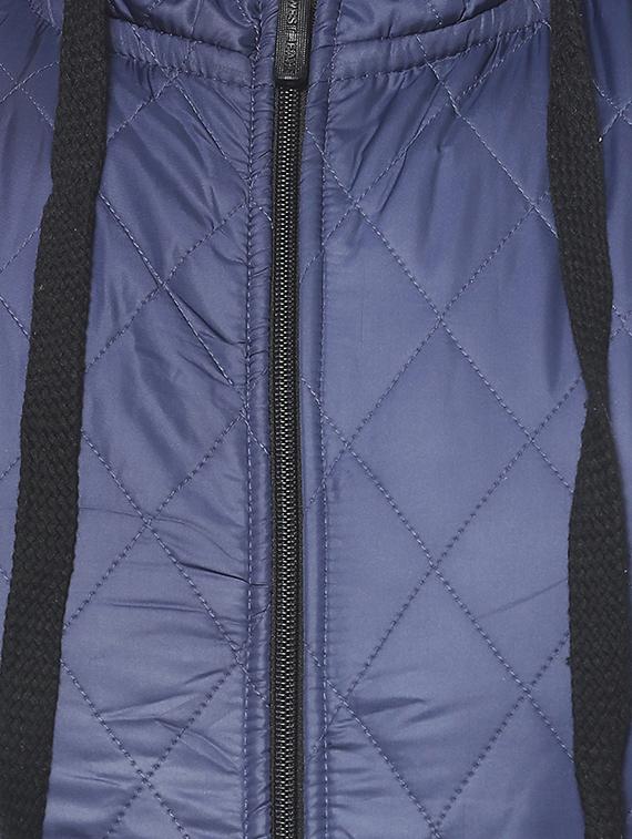 blue solid casual jacket - 16574578 - Zoom Image - 5