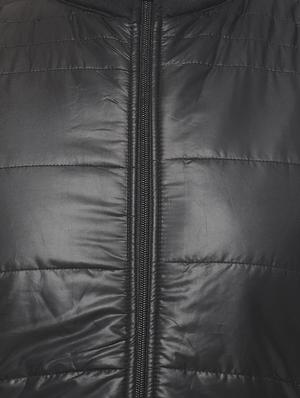black solid casual jacket - 16574579 - Standard Image - 5