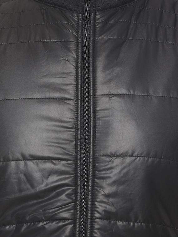 black solid casual jacket - 16574579 - Zoom Image - 5