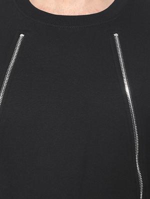 black solid sweatshirt - 16574609 - Standard Image - 5