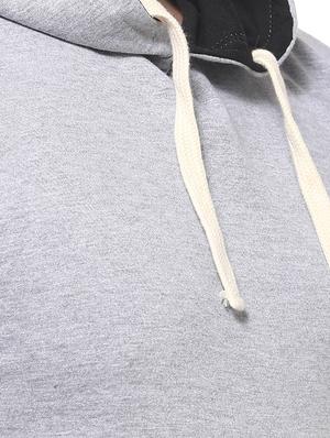 grey color block sweatshirt - 16574610 - Standard Image - 5