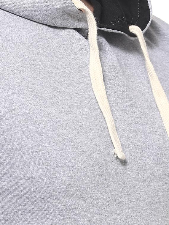 grey color block sweatshirt - 16574610 - Zoom Image - 5