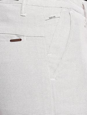 white printed chinos - 16574662 - Standard Image - 5