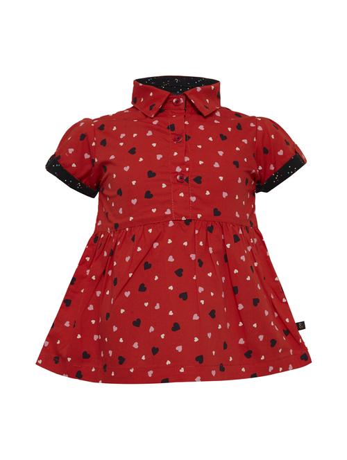 red cotton frock - 16575165 - Standard Image - 1