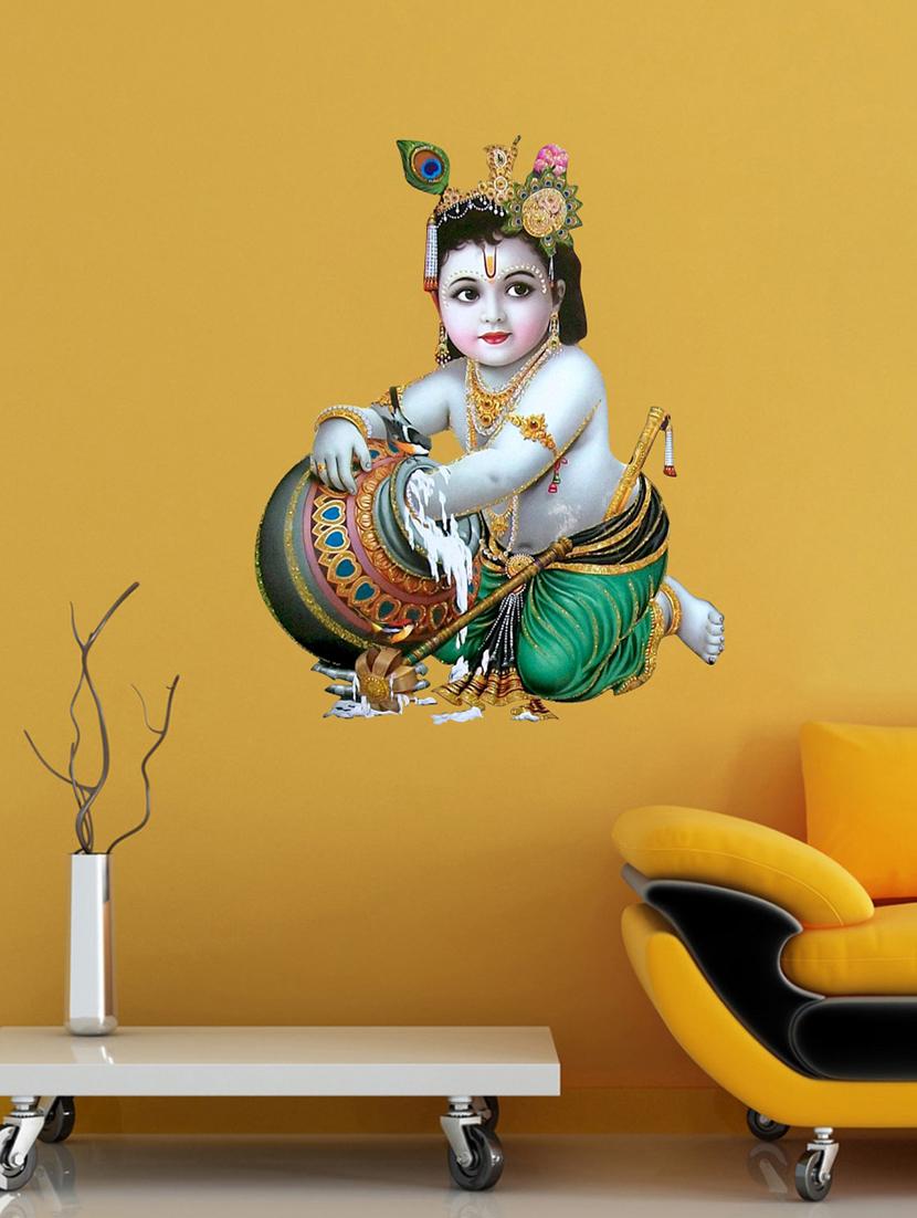 bal krishna wall sticker for living room - 16576395 - Zoom Image - 2